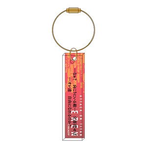 [Attack on Titan] Words Acrylic Key Ring Eren (Anime Toy)
