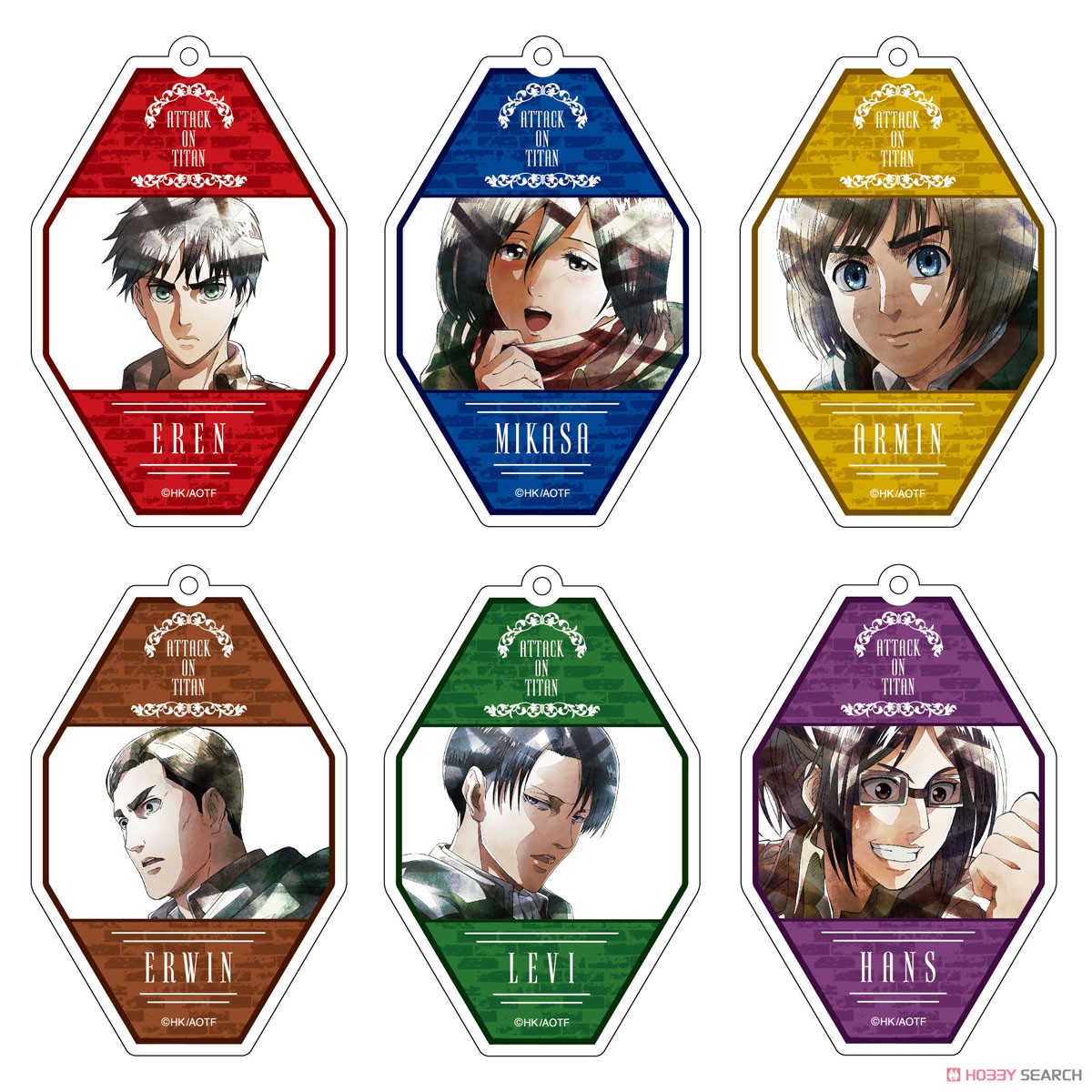 [Attack on Titan] Acrylic Key Ring Eren Art-Pic (Anime Toy) その他の画像1
