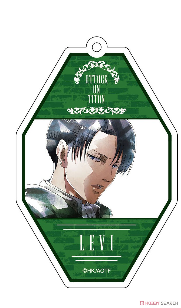 [Attack on Titan] Acrylic Key Ring Levi Art-Pic (Anime Toy) 商品画像1