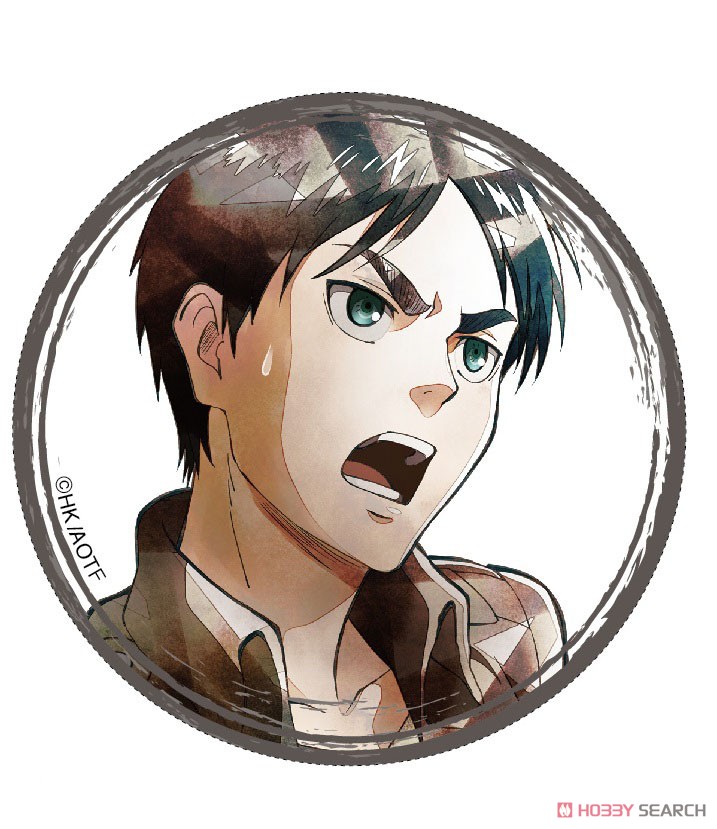 [Attack on Titan] Character Badge Collection Eren Art-Pic (Set of 8) (Anime Toy) 商品画像3