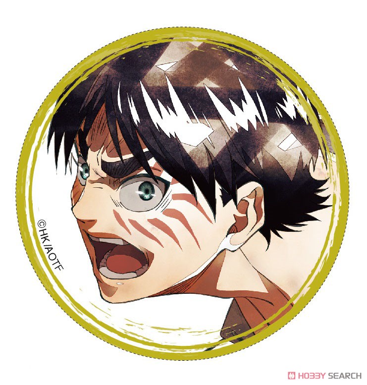 [Attack on Titan] Character Badge Collection Eren Art-Pic (Set of 8) (Anime Toy) 商品画像5