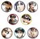 [Attack on Titan] Character Badge Collection Eren Art-Pic (Set of 8) (Anime Toy) 商品画像9 Thumbnail