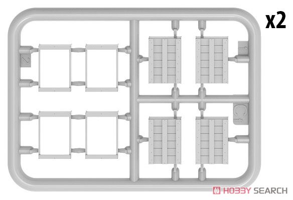 市場のカートと野菜セット (プラモデル) その他の画像3