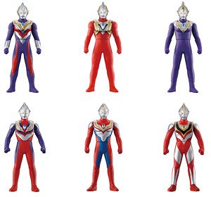 Sofubi Hero Ultraman Trigger & Ultra Heroes (Set of 10) (Shokugan)