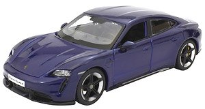 ポルシェ タイカン ターボ S (ブルー) (ミニカー)