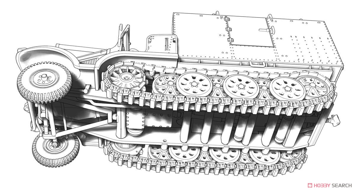 Sd.Kfz 6/3 ダイアナ w/7.62cm FK.36(R)野砲 (プラモデル) その他の画像10