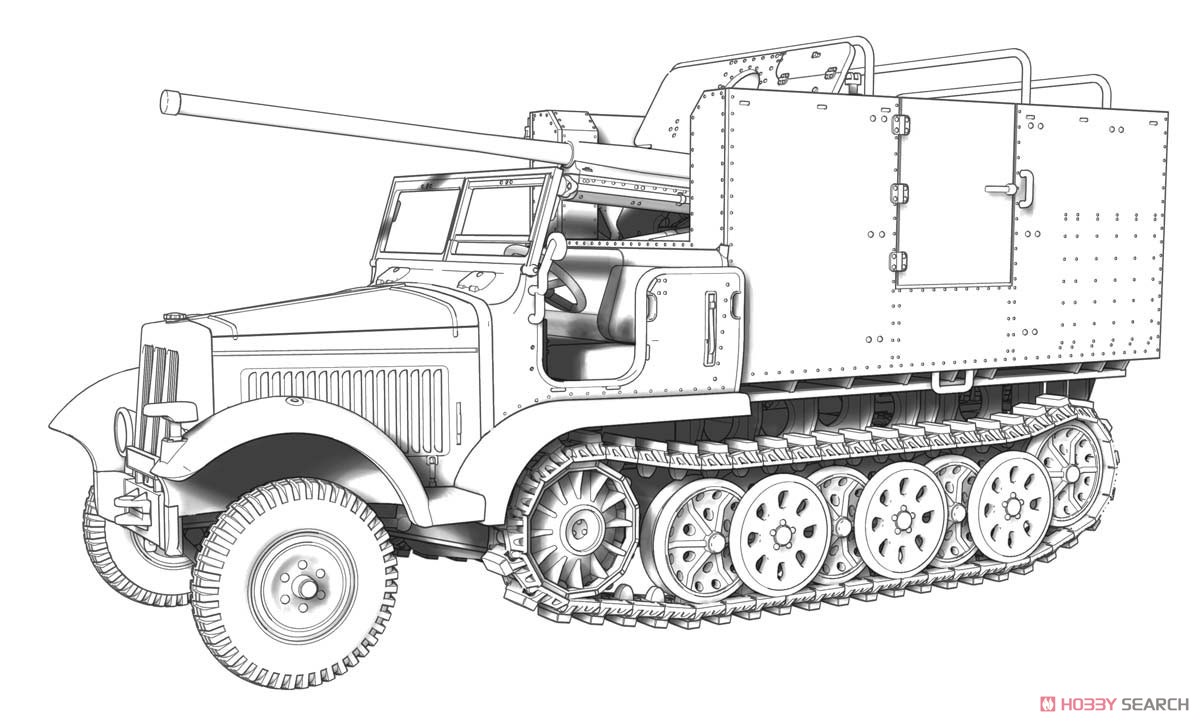 Sd.Kfz 6/3 ダイアナ w/7.62cm FK.36(R)野砲 (プラモデル) その他の画像8