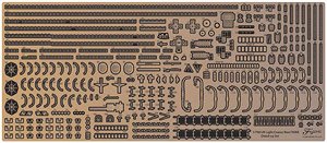 Photo-Etched Parts Set for IJN Light Cruiser Tama (Plastic model)