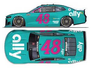Alex Bowman #48 Ally Darlington Throwback Chevrolet Camaro NASCAR 2021 (Diecast Car)