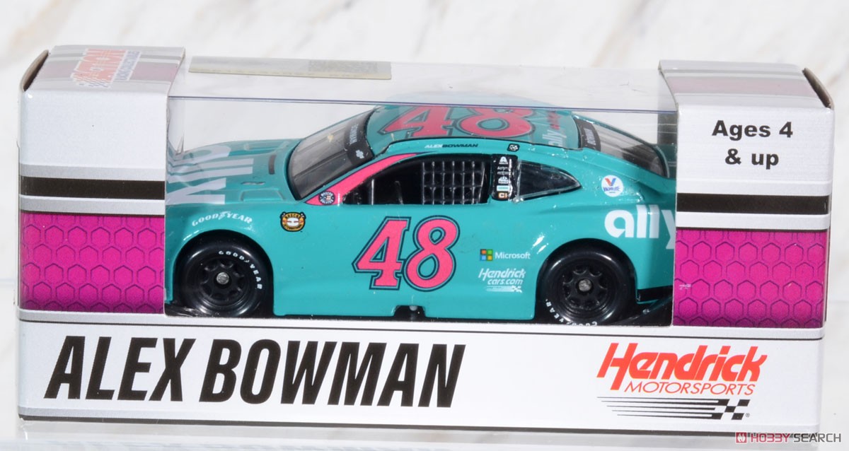 Alex Bowman #48 Ally Darlington Throwback Chevrolet Camaro NASCAR 2021 (Diecast Car) Package1