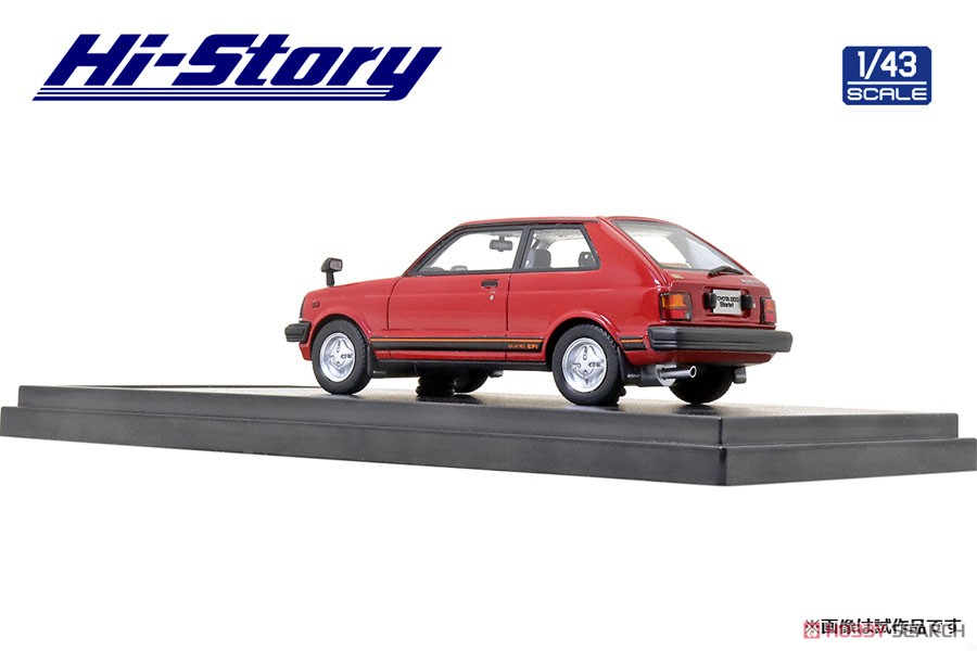 Toyota Starlet Si (1982) ラブリーレッド (ミニカー) 商品画像4