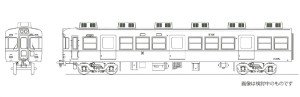 16番(HO) 京王 5000系 冷房 分散小型クーラー6基 4輌 車体キット (組み立てキット) (鉄道模型)