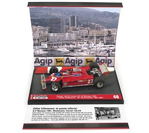 Ferrari 126CK G.P Montecarlo 1981 Gilles (Diecast Car)