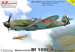 Bf109F-4 `In Spain Service` (Plastic model)