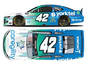 `ロス・チャステイン` #42 Yorktel/Caregility シボレー カマロ NASCAR 2021 (ミニカー)