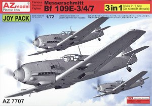 Bf109E-3/4/7 Joypack (3 Kit) (Plastic model)