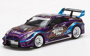 LB-Silhouette WORKS GT Nissan 35GT-RR バージョン 1 `Purple Metallic` (左ハンドル) (ミニカー)