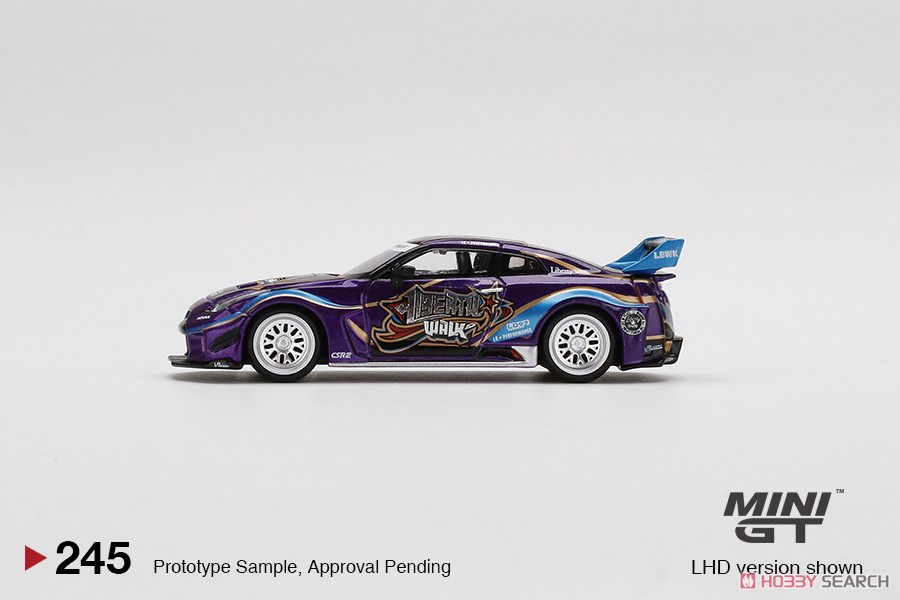 LB-Silhouette Works GT Nissan 35GT-RR Ver.1 `Purple Metallic` (LHD) (Diecast Car) Item picture3