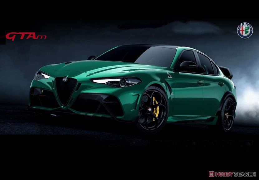 Alfa Romeo Giulia GTAm Verde Montreal Roll Bar Verde Montreal Brakes Yellow (Diecast Car) Other picture1