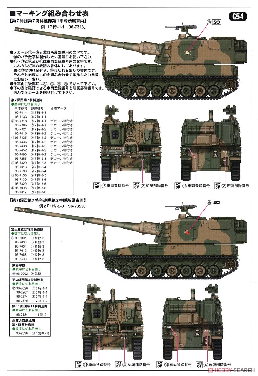 JGSDF Type99 155mm Self-Propelled Howitzer (Plastic model) Color2