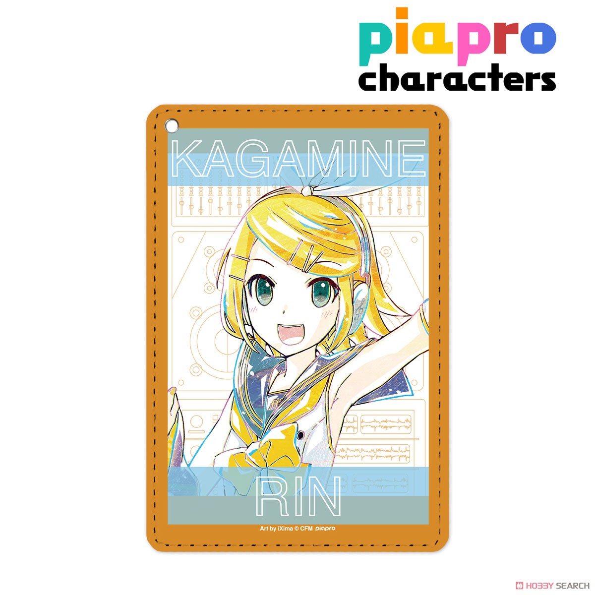 Piapro Characters Kagamine Rin Ani-Art Vol.2 1 Pocket Pass Case (Anime Toy) Item picture1