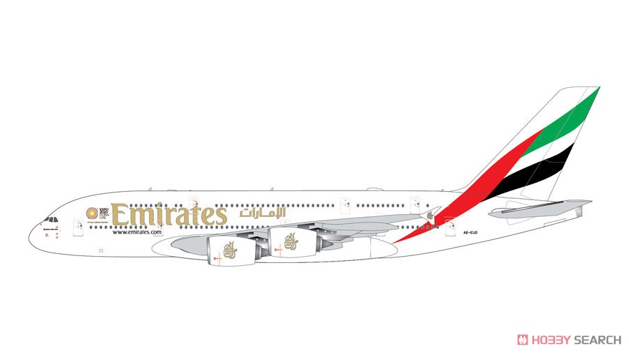 A380 エミレーツ A6-EUD `Expo 2020`ロゴ付 (完成品飛行機) その他の画像1