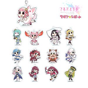 Puella Magi Madoka Magica Side Story: Magia Record Magia Report Trading Acrylic Key Ring (Set of 13) (Anime Toy)