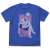 Detective Conan Kid the Phantom Thief Window T-Shirt Royal Blue S (Anime Toy) Item picture1