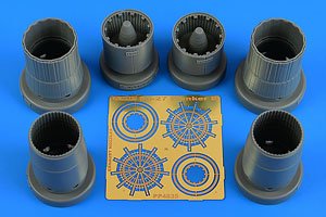 Su-27 Flanker B Exhaust Nozzles (for Kitty Hawk) (Plastic model)