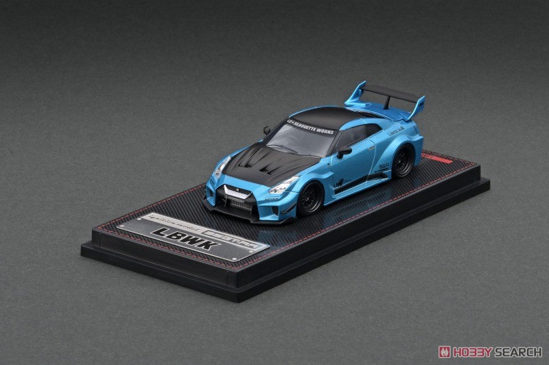 LB-Silhouette WORKS GT Nissan 35GT-RR Light Blue Metallic (ミニカー) 商品画像1