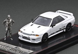 TOP SECRET GT-R (VR32) White With Mr.Nagata ※メタルフィギュア付 (ミニカー)
