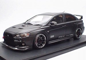Mitsubishi Lancer Evolution X (CZ4A) Matte Black (ミニカー)
