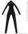 AZO2 Catsuits (Matte Black) (Fashion Doll) Item picture1