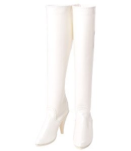 AZO2 Long Boots (Enamel White) (Fashion Doll)