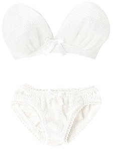 AZO2 Strapless Bra & Shorts Set (White) (Fashion Doll)