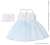 AZO2 Scalloped Lace Camisole (White x Light Blue) (Fashion Doll) Item picture1