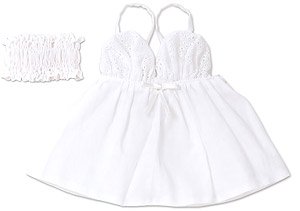AZO2 Scalloped Lace Camisole (White) (Fashion Doll)