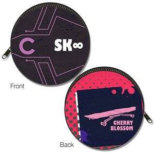 [SK8 the Infinity] Circle Leather Case Ver.2 Design 03 (Cherry Blossom) (Anime Toy)