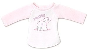 PNS Fluffy Animal Lagran T-shirt (Pink x White) (Fashion Doll)
