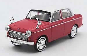 Datsun Bluebird 310 1959 Red / White (Diecast Car)