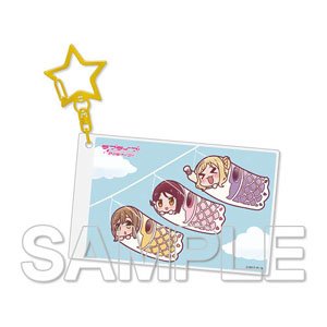 [Love Live! Sunshine!!] Acrylic Key Ring Aqours Riko & Hanamaru & Mari [7] (Anime Toy)