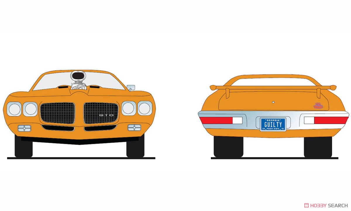 1970 Pontiac GTO Judge - Drag Outlaws - Orbit Orange (ミニカー) その他の画像2