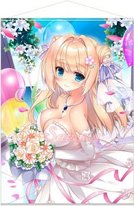 ななろば華 先生描き下ろし ダキカノアフター 櫛田ころね (くしだころね) A1タペストリー (キャラクターグッズ)