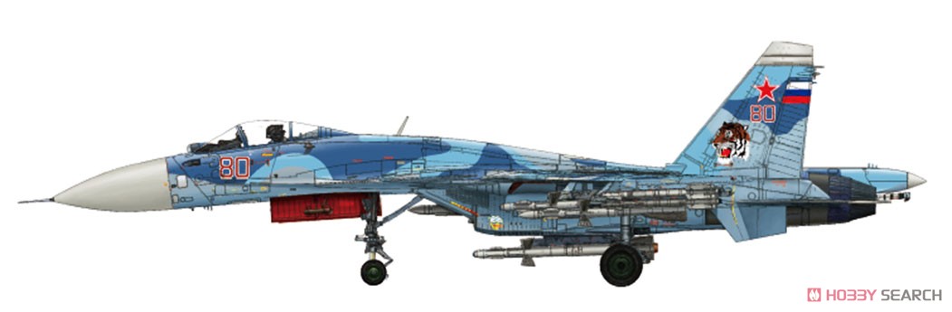 Su-33 フランカーD ロシア海軍艦上戦闘機 (プラモデル) 塗装1