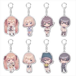 A Couple of Cuckoos Trading Tehepero Glitter Acrylic Key Ring (Set of 8) (Anime Toy)