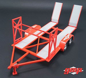 Tandem Car Trailer with Tire Rack - Texaco (ミニカー)