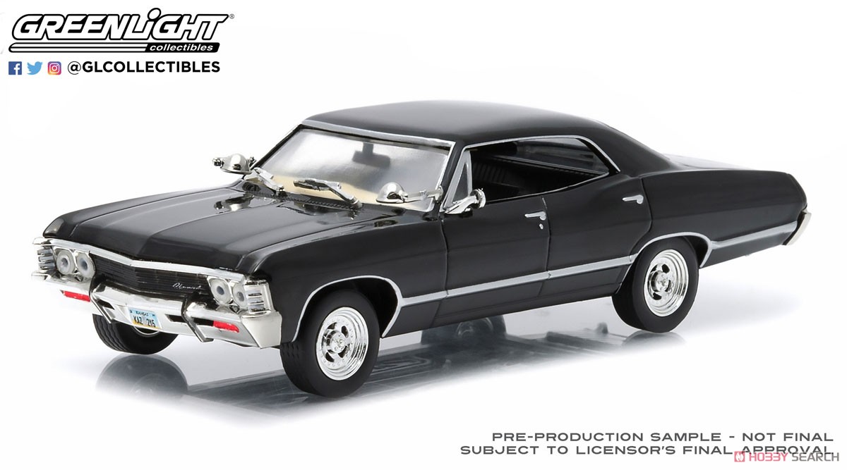 1967 Chevrolet Impala Sport Sedan - Tuxedo Black (ミニカー) 商品画像1