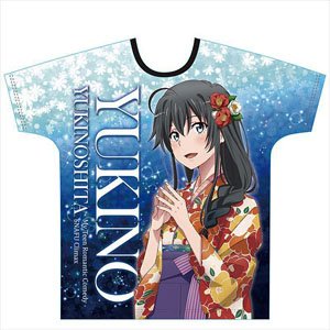 My Teen Romantic Comedy Snafu Climax Full Graphic T-Shirt [Yukino Yukinoshita Hakama Ver.] (Anime Toy)