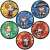 Mushoku Tensei: Jobless Reincarnation Trading Can Badge (Set of 6) (Anime Toy) Item picture1