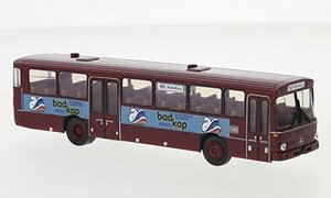 (HO) メルセデス O 307 Uberlandbus ダークレッド DB - BadKap 1975 (鉄道模型)